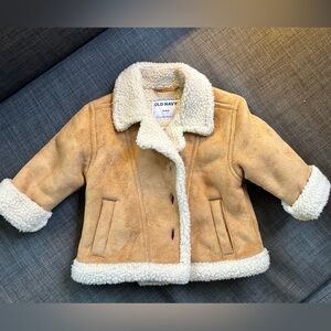 Sherpa coat for toddler size 18-24 months